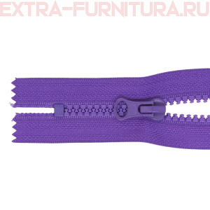 Молния Трактор Т5 1 замок 18см, цв.170 фиолетовый, LOGO, н/р