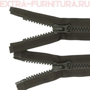 Молния Трактор Т8 2 замка 85см, цв.328 хаки темный, LOGO