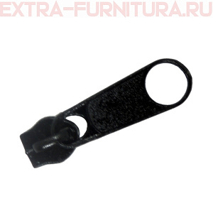 Бегунок к рулонной молнии тип 8, цв. черный