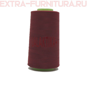 Нитки GALAKTIKA  40/2 п/э  4000 ярдов, цв.124 бордовый темный