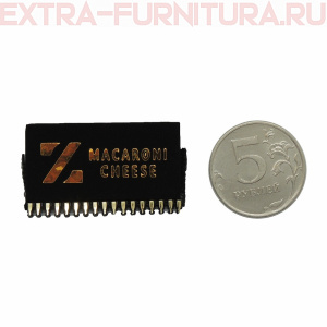 Нашивка Z, золотая надпись, цв.черный