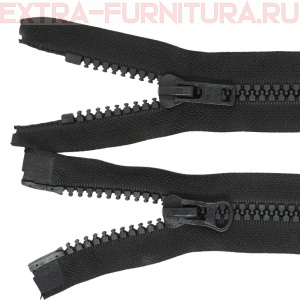 Молния Трактор Т8  2 замка 70 см, цв.322 черный