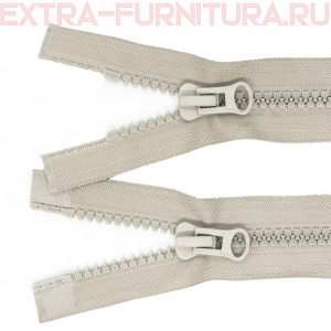 Молния Трактор Т8 2 замка 90см, цв.310 серый светлый, LOGO