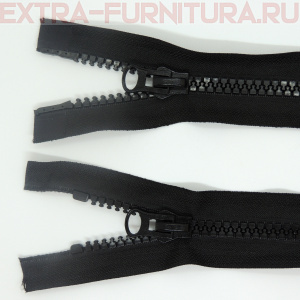 Молния Трактор Т8 2 замка 85см, цв. 322 черный, LOGO