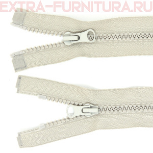 Молния Трактор Т5 2 замка 90см, цв.310 серый светлый, LOGO