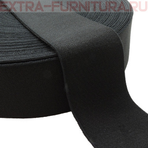 Резинка башмачная черная 50 мм (уп.25м*10уп.)