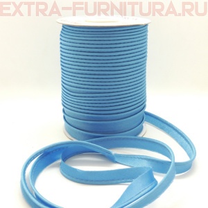 Кант атласный 12 мм, 72 ярда, цв. 044 голубой ЕВРО