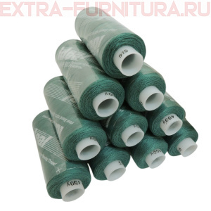 Нитки IDEAL бытовые 40/2 366м, цв.515 зеленый (уп.10шт)