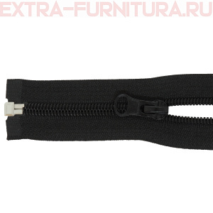 Молния Спираль разъемная дл. 75см, Т5, цв. черный LOGO