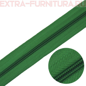 Молния рулонная спираль тип Т3, цв.243 зеленый