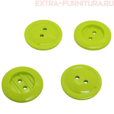 Пуговицы 17/2 салатовый, ПС-3, "Решетка", упаковка 1000 шт.