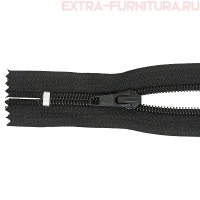 Молния спираль обувная Т7, дл.35 см, цв.322 черный