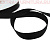  Лента репсовая IDEAL шир. 12 мм цв.030 черный, уп.91,4м