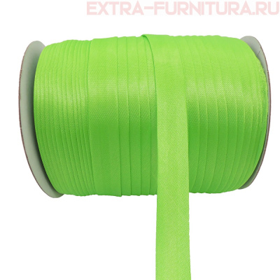 Косая бейка 16мм 132м цв.057 светло-зеленый ЕВРО