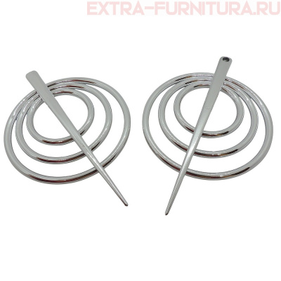 Заколки для штор "Круги", цв. №1, пара