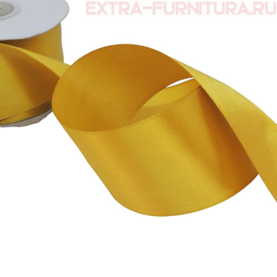 Лента атласная 50 мм цв.021 золото рул.27,42м