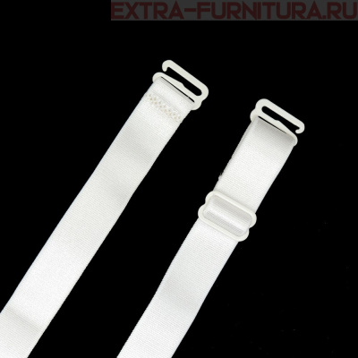 Бретели  для бюстгальтера арт.TBY.OL1502 шир.15мм цв.белый, уп.10пар