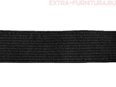 Резинка вязаная, 50мм, цв.черный (уп.-50м, 6уп./24уп.) "М"