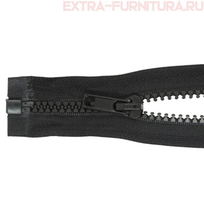 Молния Трактор Т5 1 замок, дл.100 см, цв.черный, усил. звено (кл.А)