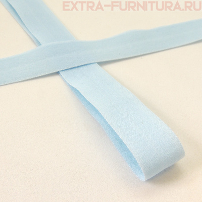 Резинка окантовочная 15мм цв.183 голубой, матовая арт.ROM15183 уп. 50м 