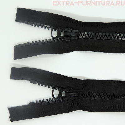 Молния Трактор Т8 2 замка 70см, цв. 322 черный, LOGO