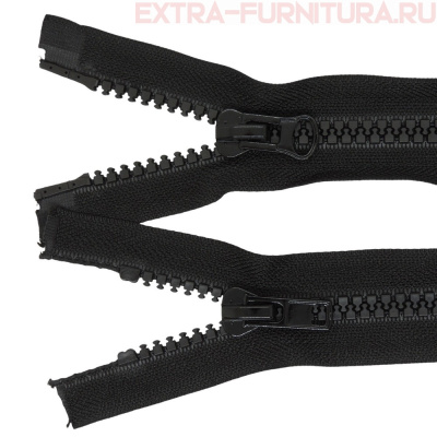 Молния Трактор Т8 2 замка, дл.90 см, цв.черный, усил. звено (кл.А)