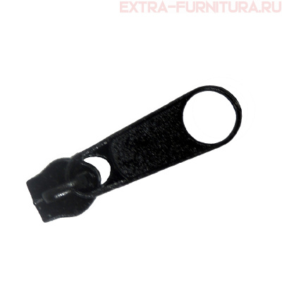 Бегунок к рулонной молнии тип 7, цв. черный