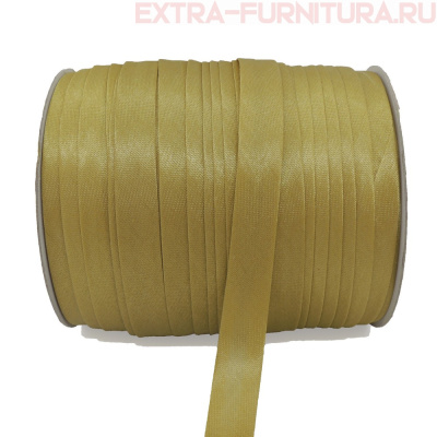 Косая бейка 15мм 132м цв.121 бронза А